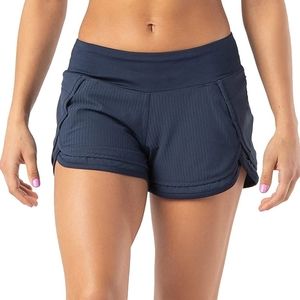 Hylete Iris Womens Running Shorts with pockets and built-in Liner - XS